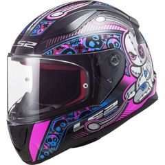 Κράνος LS2 FF353 Rapid Mini Voodoo Black-Fluo Pink