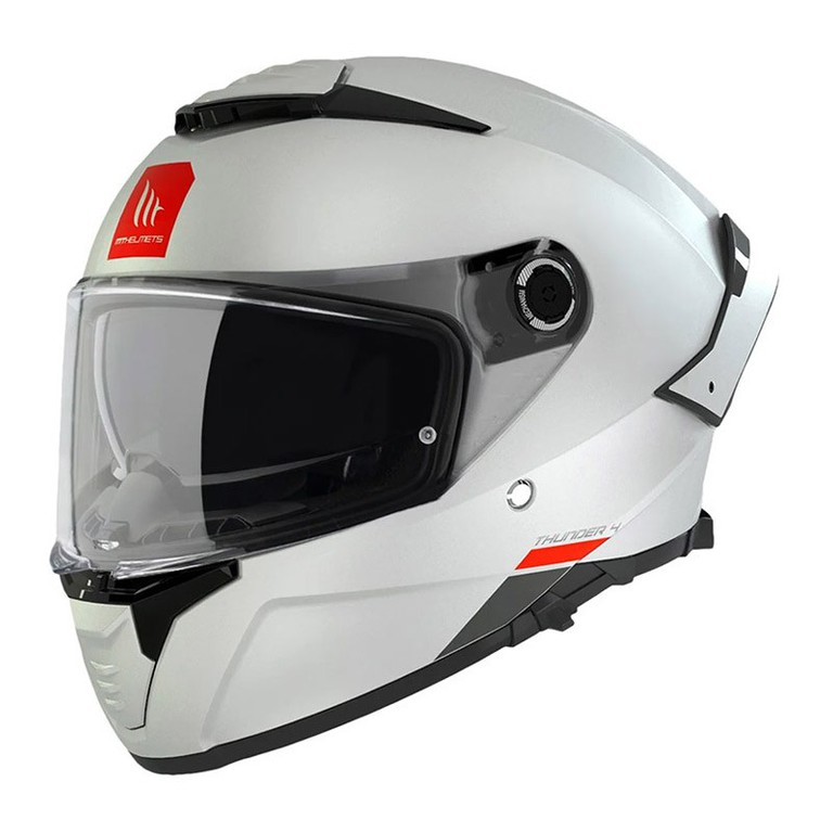 Κράνος MT Thunder 4 SV ECE 22.06 Solid A0 White Pearl Gloss