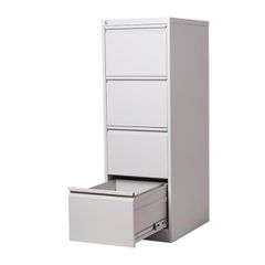Συρταριέρα φακέλων Nextdeco γκρι 4 συρτάρια Υ133,1x46x62εκ.