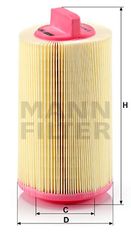 Φίλτρο αέρα MANN-FILTER C14114 Mercedes-Benz C-Class SW S204 1800cc C200 CGI 184ps 2007-2014 (2710940204,A2710940204)