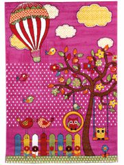 Παιδικό Χαλί 53 ROSE Ροζ 133 x 190 εκ. MADI