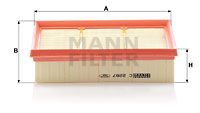Φίλτρο αέρα MANN-FILTER C2287 Mercedes-Benz B-Class W245 2000cc B170 116ps 2008-2011 (2660940004,A2660940004)