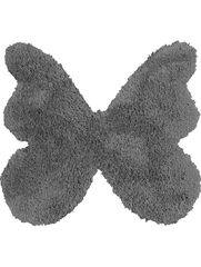 ΠΑΙΔΙΚΟ ΧΑΛΙ DARK GREY SHADE BUTTERFLY Σκούρο Γκρι 160 x 160 εκ. MADI