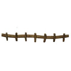 Κρεμάστρα τοίχου Nextdeco Tribeca ανακυκλωμένο ξύλο teak Υ12x5x60εκ.