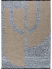 Χαλί RYE BEIGE GREY Γκρι 160 x 230 εκ. MADI