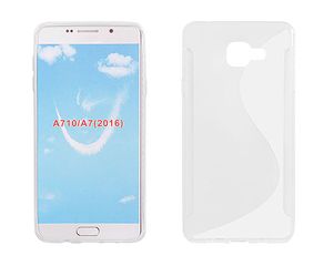 SAMSUNG Galaxy A7 (2016) - ΘΗΚΗ ΣΙΛΙΚΟΝΗΣ S-CASE ΔΙΑΦΑΝΗ