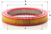 Φίλτρο αέρα MANN-FILTER C3260 BMW 3 E21 1800 316 90ps 1980-1982 (1263958,13711265624,13721257764,13721258270,13721263958)