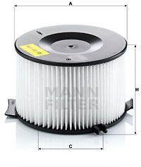 Φίλτρο, αέρας εσωτερικού χώρου MANN-FILTER CU1738 Volkswagen Transporter T4 2500cc TDI Syncro 102ps 1998-2003 (703819989,703819990A,7D0819989)