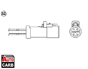 Αισθητήρας Λάμδα NGK OZA341-SZ3 για FORD STREET 2003-2005, MAZDA 2 2003-2007