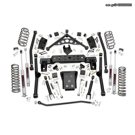 ΚΙΤ ΑΝΥΨΩΣΗΣ 4" ROUGH COUNTRY LONG ARM KIT SUSPENSION ΓΙΑ Grand Cherokee WJ/WG 99-04  ***ΛΑΔΑΣ ΑΜΟΡΤΙΣΕΡ*** 