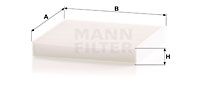 Φίλτρο, αέρας εσωτερικού χώρου MANN-FILTER CU1919 Land Rover Range Rover 3000cc TD 4x4 211ps 2013- (72880AJ000,72880AJ0009P,8713902020,8713902090,8713902150)