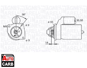 Μίζα MAGNETI MARELLI 063101015010 για FIAT SIENA 1996-2016, LANCIA Y 1995-2003, LANCIA Y10 1985-1995