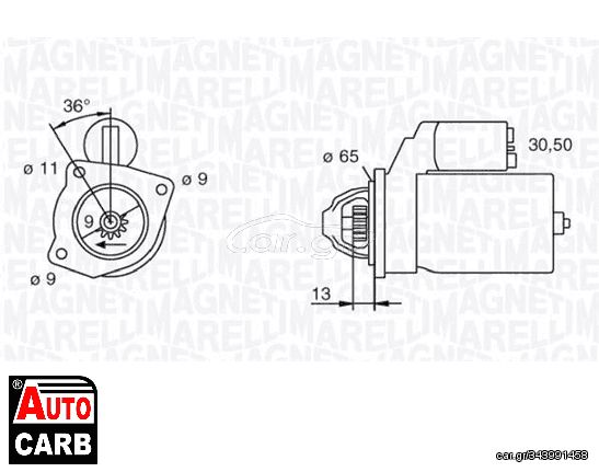 Μίζα MAGNETI MARELLI 063111007010 για FIAT DUNA 1987-2001, FIAT MAREA 1996-2007, FIAT PUNTO 1999-2012