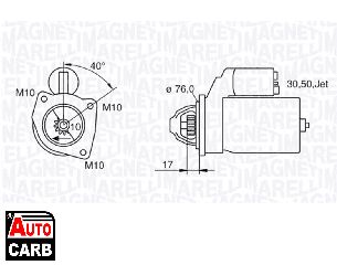 Μίζα MAGNETI MARELLI 063280005010 για FORD TOURNEO 2002-2013, FORD TRANSIT 2002-, RENAULT TRAFIC 2001-