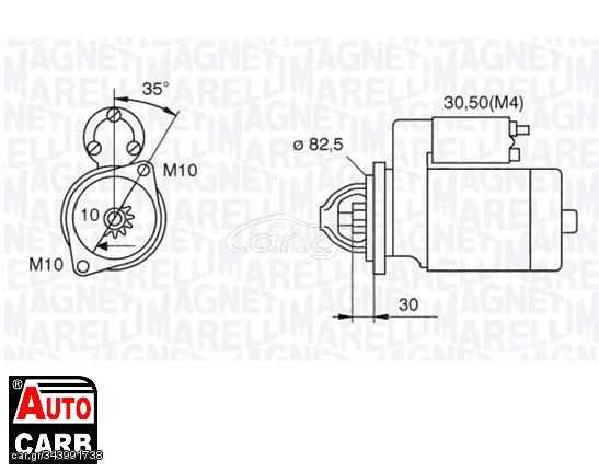 Μίζα MAGNETI MARELLI 063521092500 για MERCEDES-BENZ G-CLASS 1989-, MERCEDES-BENZ M-CLASS 1998-2005, MERCEDES-BENZ S-CLASS 1998-2005