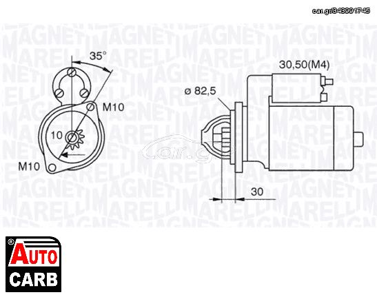 Μίζα MAGNETI MARELLI 063521092500 για MERCEDES-BENZ V-CLASS 1996-2003, MERCEDES-BENZ VIANO 2003-, MERCEDES-BENZ VITO 1996-2003