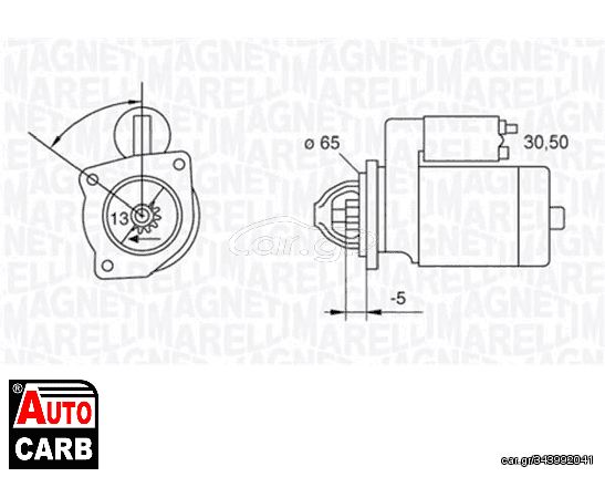 Μίζα MAGNETI MARELLI 063523623010 για CITROEN XM 1989-1994, CITROEN XSARA 1998-2005, CITROEN ZX 1991-1999