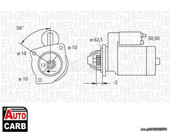 Μίζα MAGNETI MARELLI 063523624010 για PEUGEOT 807 2002-, PEUGEOT BOXER 1994-2005, PEUGEOT EXPERT 1995-2008