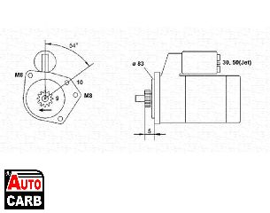 Μίζα MAGNETI MARELLI 943251340010 για VW GOLF 1989-1998, VW LUPO 1998-2005, VW POLO 1994-2009