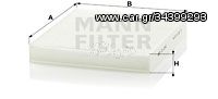 Φίλτρο, αέρας εσωτερικού χώρου MANN-FILTER CU2545 Mercedes-Benz G-Class Cabrio W463 5000cc G 500 296ps 1998- (6Q0819653,6Q08203,6Q0820367,6Q0820367A,6Q0820367B)