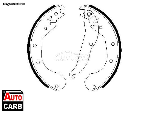 Σετ Σιαγονων Φρενων BOSCH 0986487201 για OPEL COMBO 1994-2001, OPEL COMMODORE 1978-1982, OPEL CORSA 1994-2002