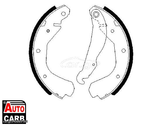 Σετ Σιαγονων Φρενων BOSCH 0986487213 για VAUXHALL ASTRAMAX 1985-1994, VAUXHALL NOVA 1982-1993, VAUXHALL NOVAVAN 1990-1994