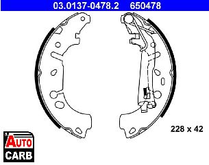 Σετ Σιαγονων Φρενων . 03013704782 για VAUXHALL CORSA 2006-2014, VAUXHALL CORSAVAN 2000-2006