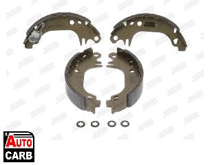 Σετ Σιαγονων Φρενων JURID 362249J για OPEL KADETT 1986-1993, PEUGEOT 106 1991-2005, PEUGEOT 205 1983-2000