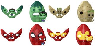 Funko Egg Pocket Pop!: Marvel (PDQ of 12) Collectible Egg and Vinyl Figure