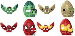 Funko Egg Pocket Pop!: Marvel (PDQ of 12) Collectible Egg and Vinyl Figure
