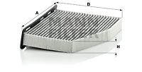 Φίλτρο, αέρας εσωτερικού χώρου MANN-FILTER CUK2939 Audi A3 1600cc (Ethanol) 102ps 2011-2012 (1K1819653,1K1819653A,1K1819653B,JZW819653B)