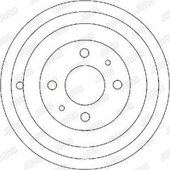 Ταμπούρο FIAT BRAVA 1995 - 2003 ( 182 ) JURID 329211J