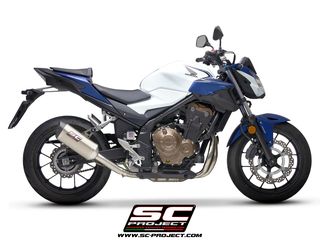 SC PROJECT SC1-M CARBON ΕΞAΤΜΙΣΗ ΓΙΑ HONDA CB500X / NX500 / CB500F-thumb-1