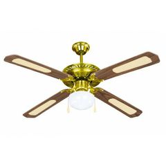 Eurolamp 147-29001 Καφέ Ανεμιστήρας Οροφής 130cm με Φως