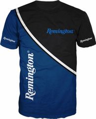 TSHIRT logo remington blue BLACK