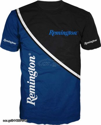 TSHIRT logo remington blue BLACK