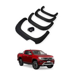 Φρύδια τροχών Volkswagen Amarok 2023+ με διακοσμητικά βιδάκια χωρίς υποδοχή για αισθητήρες