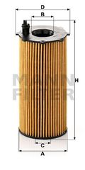 Φίλτρο λαδιού MANN-FILTER HU8202X Dodge Nitro 2800cc CRD 177ps 2007-2012 (41152016F,68032204AA,68032204AB,K68032204AA,K68032204AB)