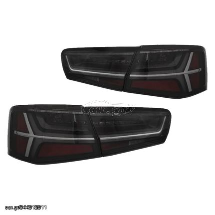 Πισινά Φανάρια Set Για Audi A6 C7 11-15 Led Bar Dynamic Φυμέ Eagle Eyes