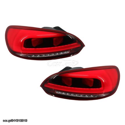 Πισινά Φανάρια Set Για Vw Scirocco 08-04.14 Led Bar Κόκκινο/Φιμέ Sonar