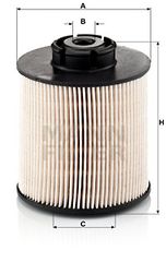 Φίλτρο καυσίμου MANN-FILTER PU10461X Mercedes-Benz Vario 4300cc D 129ps 1996- (0000901251,0000901551,0007983180,07983180,3328573)