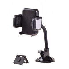 Βάση Αυτοκινήτου Vennus  Chrome R17 Air Vent & Windshield Mount Car Holder Black