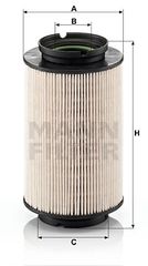 Φίλτρο καυσίμου MANN-FILTER PU9362X Audi A3 2000cc TDI Quattro 170ps 2006-2012 (1K0127177A,1K0127434,1K0127434A)