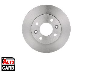 Δισκοπλακα BOSCH 0986478105 για RENAULT 9 1981-1997, RENAULT CLIO 1990-2016, RENAULT EXPRESS 1995-1999