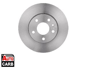 Δισκοπλακα BOSCH 0986478341 για FIAT CROMA 1985-1996, LANCIA DELTA 1979-1994, LANCIA LYBRA 1999-2005