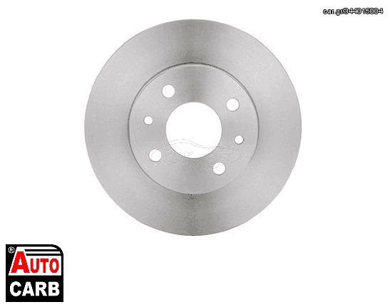 Δισκοπλακα BOSCH 0986478342 για FIAT 500 2007-, FIAT BARCHETTA 1995-2005, FIAT BRAVO 1995-2001