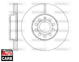 Δισκοπλακα WOKING D664810 για SEAT IBIZA 2008-2018, SEAT LEON 2005-2021, SEAT TOLEDO 2004-2009