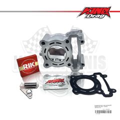 ΚΥΛΙΝΔΡΟΠΙΣΤΟΝΟ 57MM ΣΦΥΡΗΛΑΤΟ ΝΙΚΑΣΙΛ KING DRAG  YAMAHA CRYPTON X135