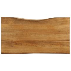 vidaXL Επιφάνεια Τραπεζιού 120x60x2,5 εκ. Live Edge Μασίφ Ξύλο Μάνγκο