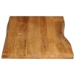 vidaXL Επιφάνεια Τραπεζιού 120x60x2,5 εκ. Live Edge Μασίφ Ξύλο Μάνγκο-thumb-3